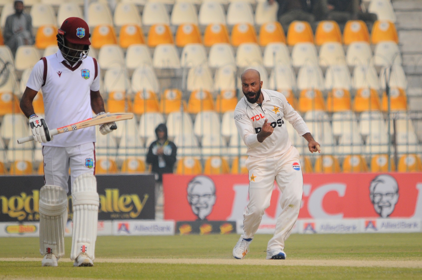 ‌PAK vs WI | Twitter reacts to Sajid and Abrar dent gritty Athanaze as Pakistan triumph on rank-turner 