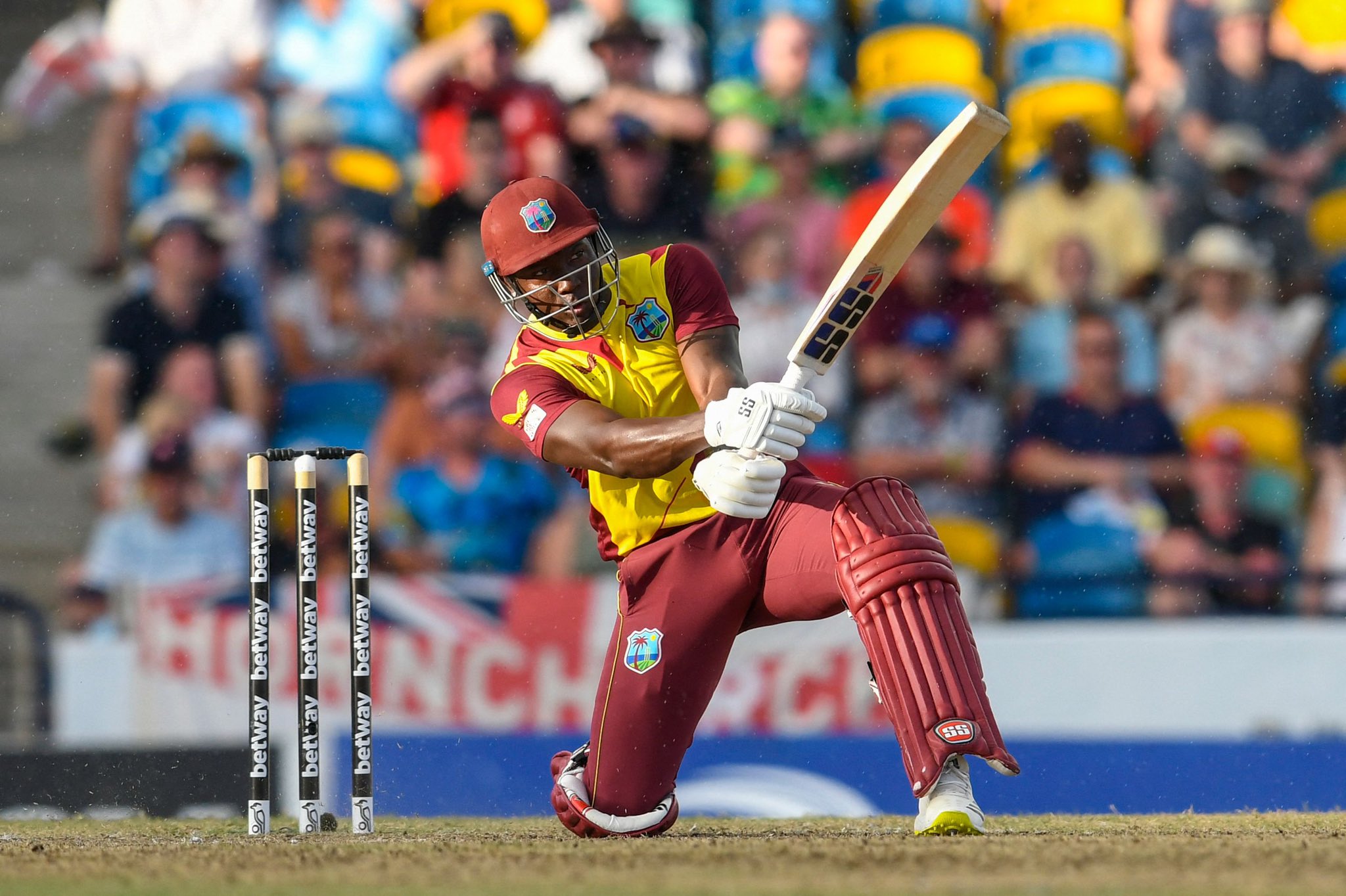 BAN vs WI 2022 | Internet reacts as Rovman Powell hits humongous back-foot six