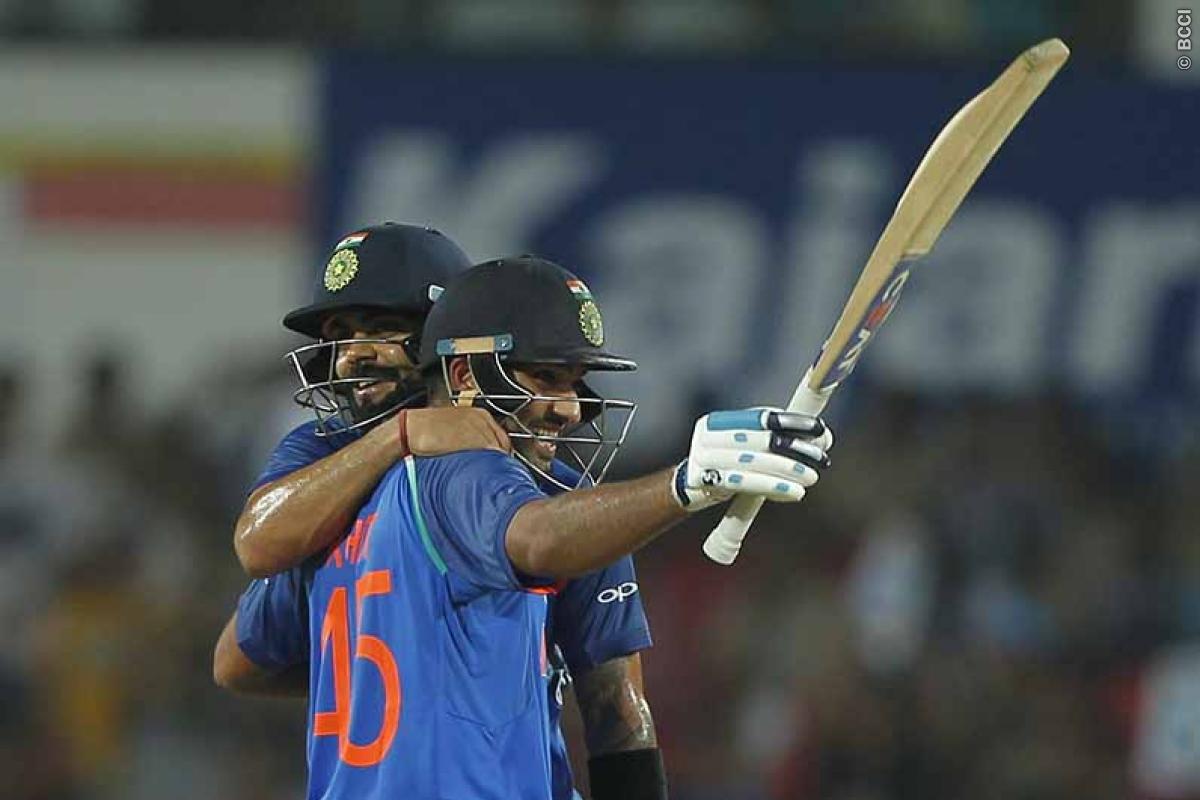 Three Indian batsmen find places in the top five of ICC ODI batsmen rankings