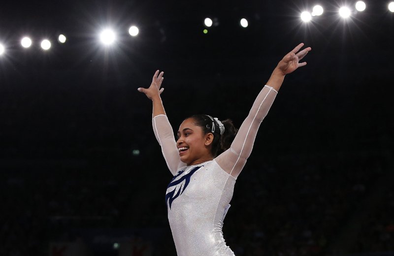 Dipa Karmakar says Beti bachao, beti padhao, beti khelao in rousing speech