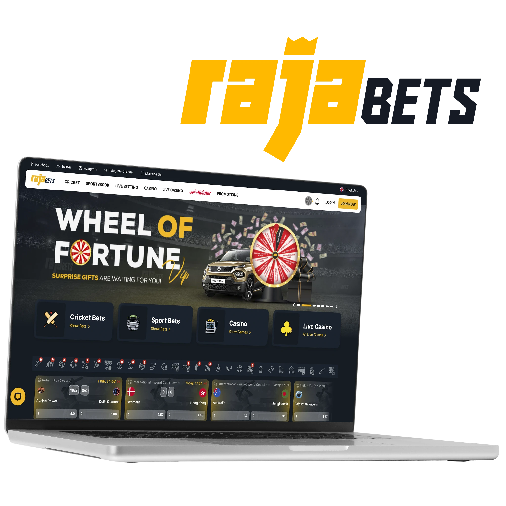 If you want to have a great time betting, Rajabets is the right choice for you.