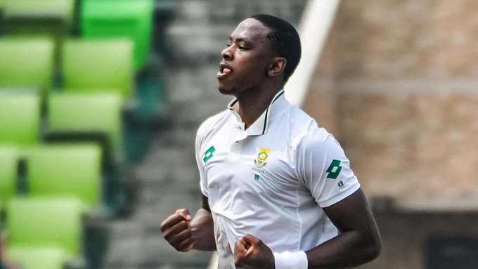 ‌SA vs PAK | Twitter reacts to fiery Rabada punches air in anger after cleaning up Ghulam 