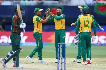 ‌SA vs BAN | Twitter reacts to Klaasen-Maharaj heroic eclipse Bangladesh to confirm Proteas Super Eight chance 