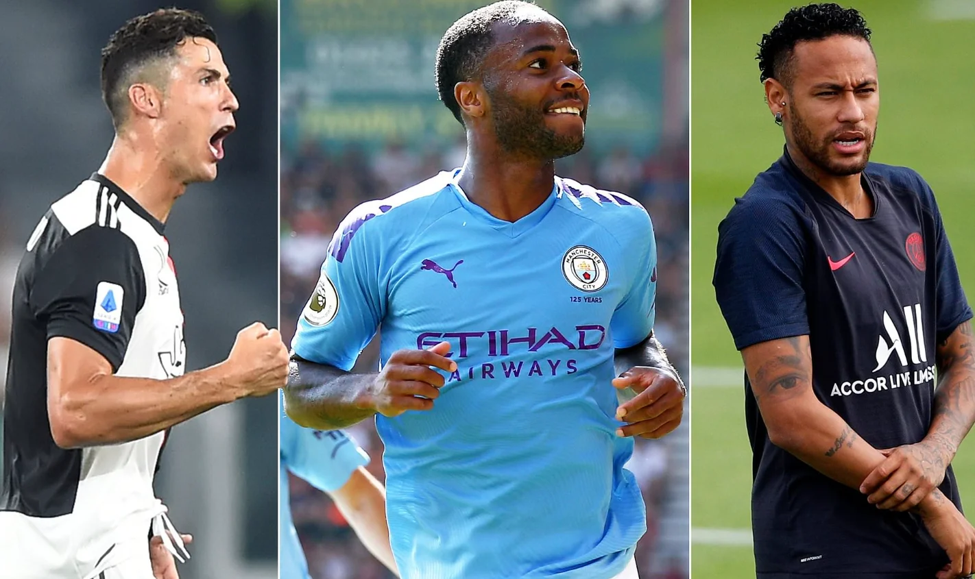 Raheem Sterling Stuns Fans by Ranking Neymar and 3 Other Legends Above Cristiano Ronaldo!