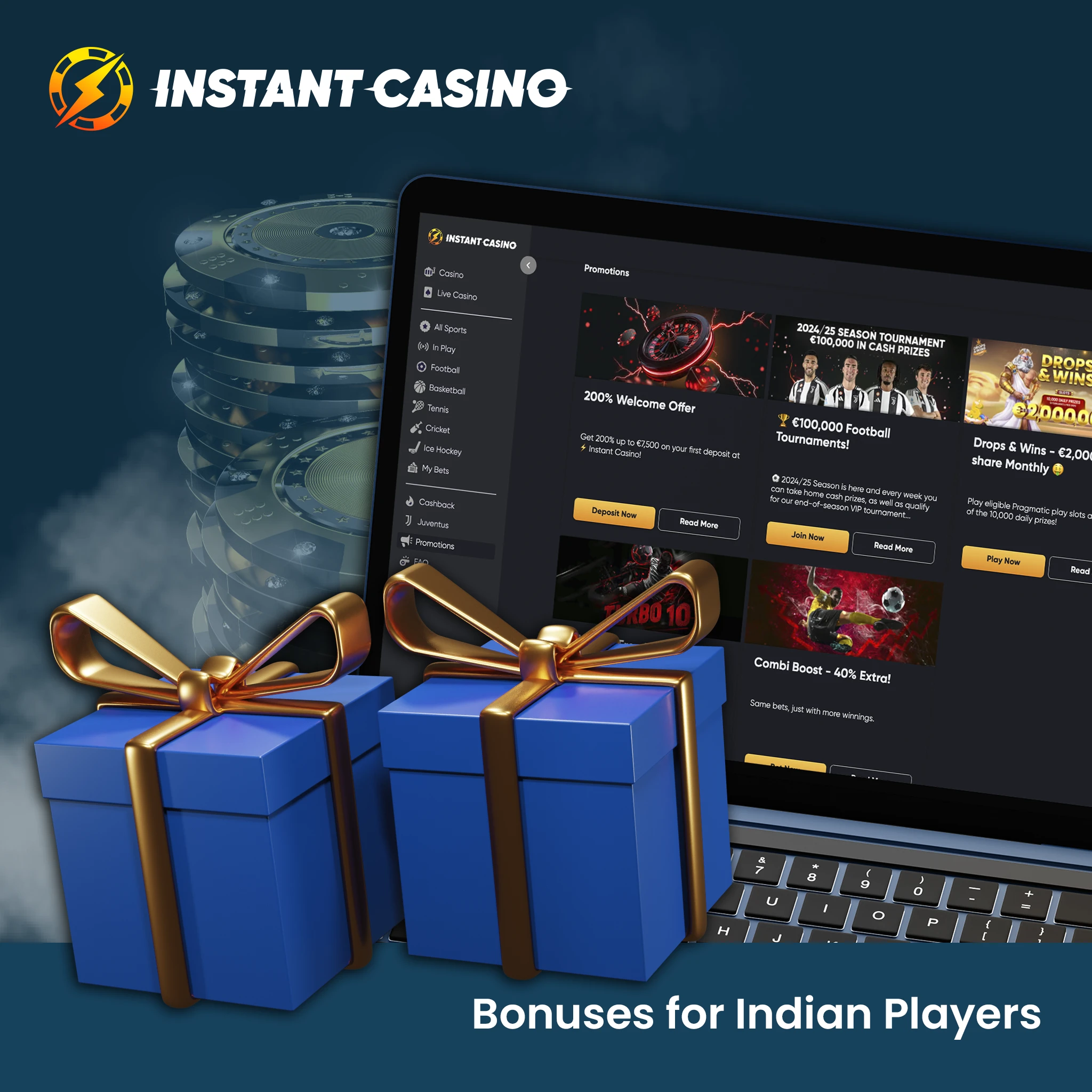 Instant Casino Bonuses for Indian Players.