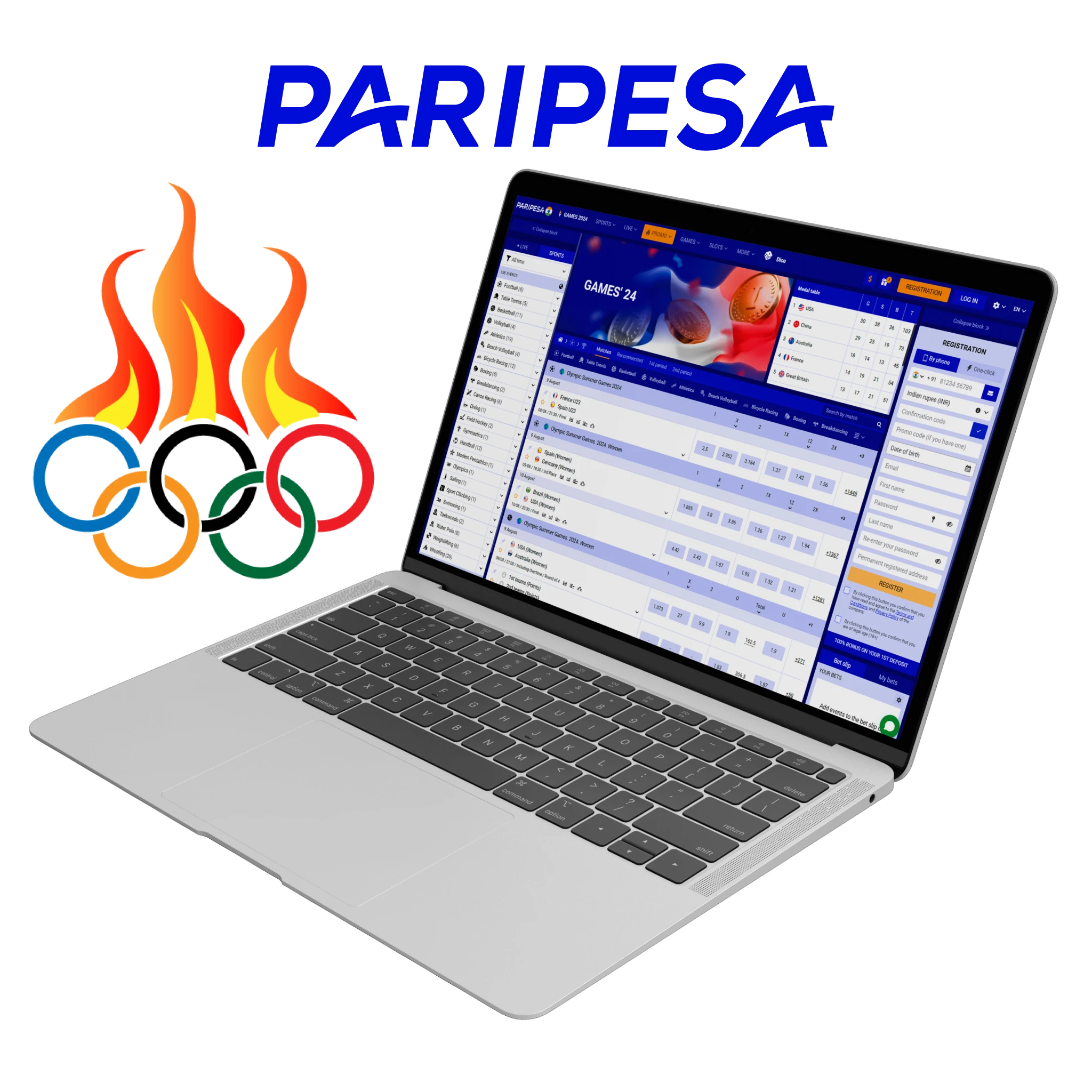 Olympic betting together with Paripesa will allow you to win regularly on bets. 