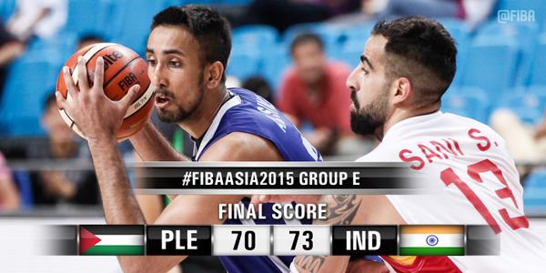 Fortunate India enter quarters in men’s Asian basketball