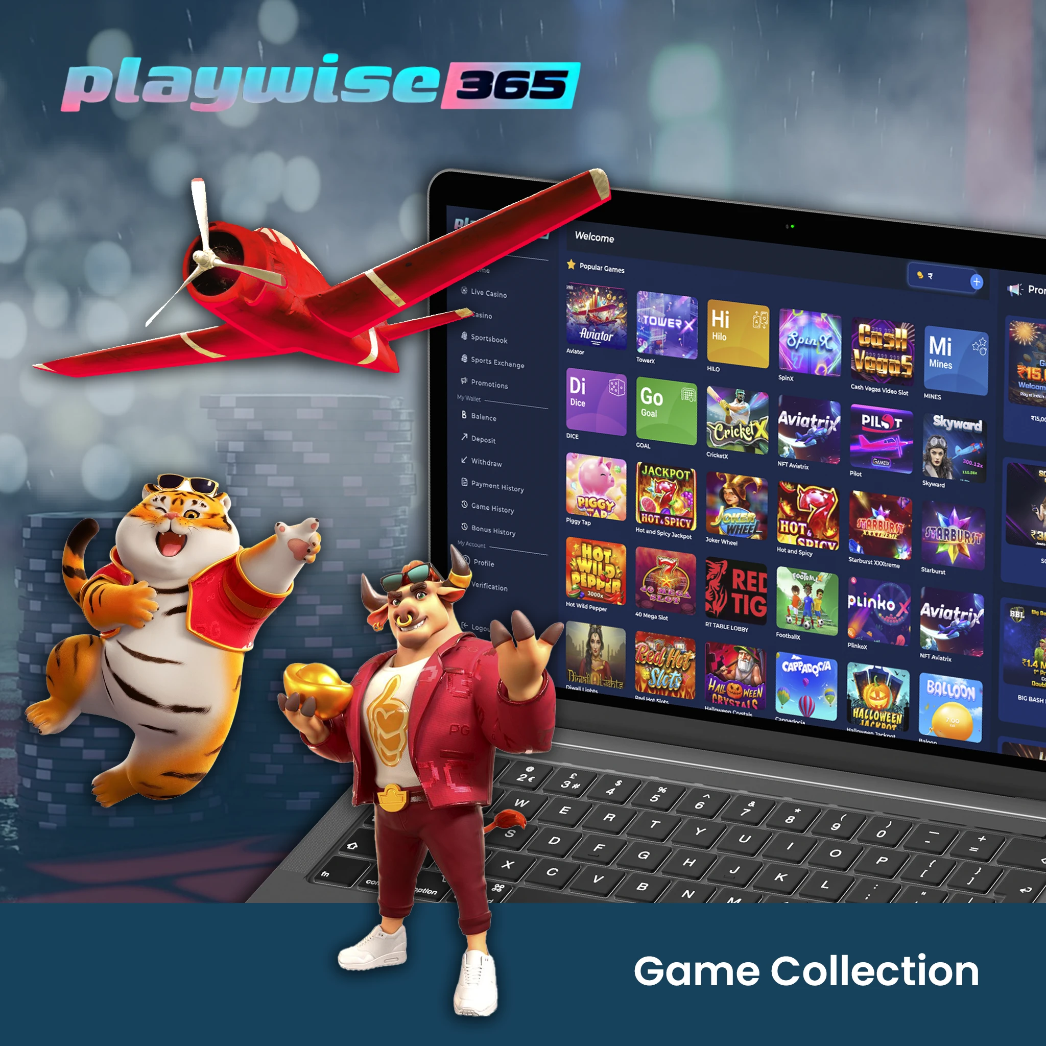 PlayWise365’s Game Collection.