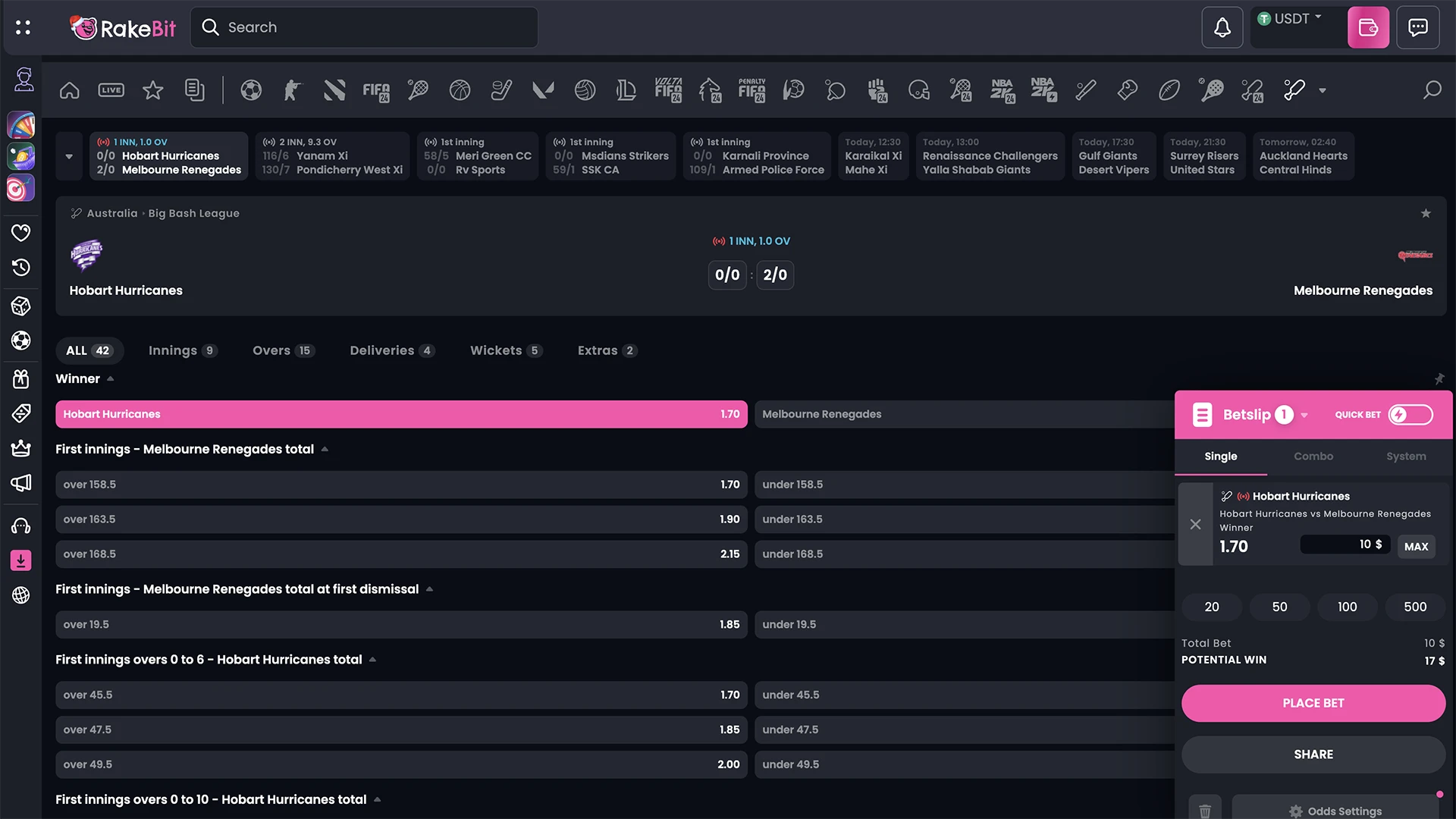 Evaluate Odds and Confirm Your Bet Selection.