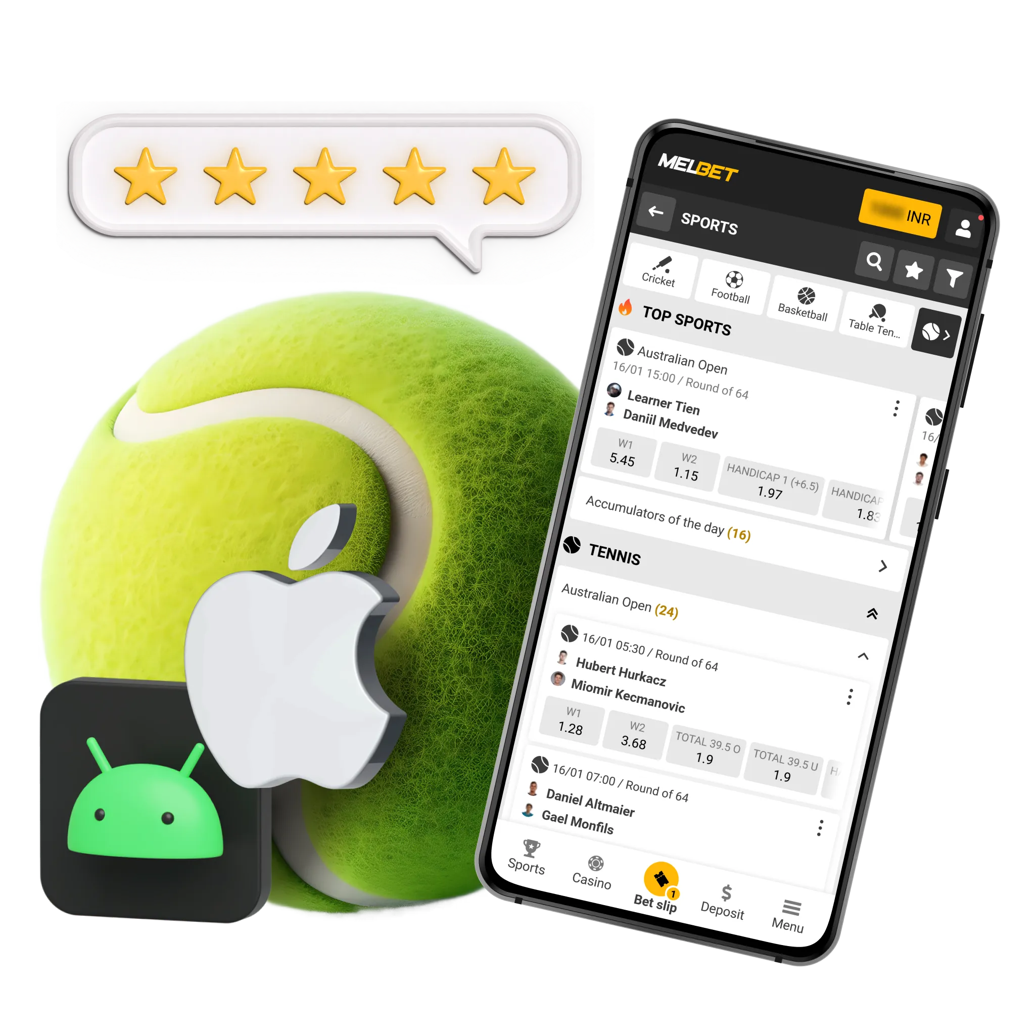 Tennis Betting Apps